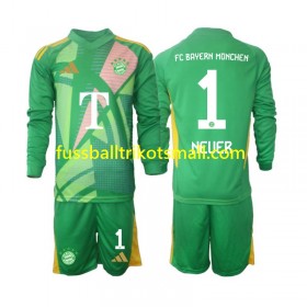 Fußballtrikots Bayern München Manuel Neuer 1 Torwart Kinder 2024-2025 Langarm Fourth trikot kaufen